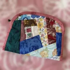 ❤️パッチワークデザインポーチ❤️