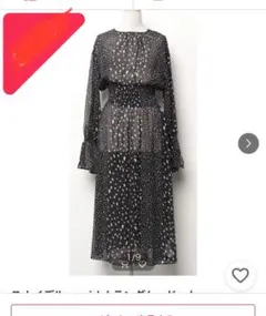 snidel スナイデル ドット柄ワンピース