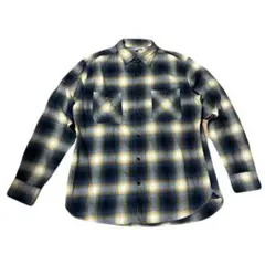 ユニクロ　オンブレ　イエロー　ネイビー　マチネル　Ｌ