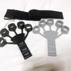 フィンガーパワー 2個セット フィンガートレーナー グリップ鍛錬 握力トレーニン