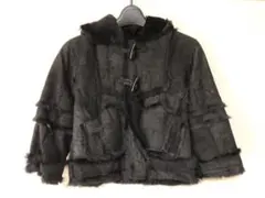 【未使用品】キッズダブルコート毛皮　ラビット ラパンダブルフェイズキッズコート