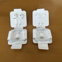 Apple iPhone 純正 イヤフォン　2個セット