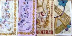 【未使用】Elegance Paris エレガンス ハンカチ 4枚セットのサムネイル