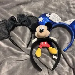 ディズニー カチューシャ 5点セット おまけ付き - メルカリ