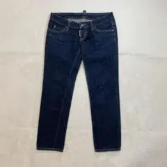 【O117】　DSQUARED2　スキニーテーパードデニム　サイズ42　濃紺のサムネイル