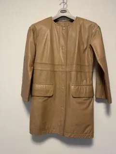 最終セール！ユナイテッドアローズ　ベージュ レザーコート
