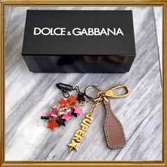 新品未使用　ドルチェ＆ガッバーナ キーホルダー チャーム スター＆レザー