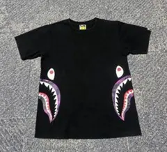 A BATHING APE BAPE シャークTシャツ 黒 M