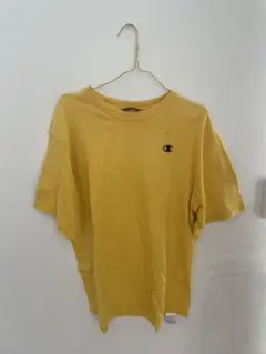 Champion Tシャツ イエロー ロゴ刺繍のサムネイル