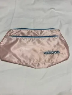 adidas サテン ポーチ ピンク 大きめ 化粧ポーチ マルチポーチのサムネイル