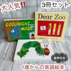 大人気‼️ 英語絵本　3冊セット　Goodnight moon 読み聞かせ　1歳〜