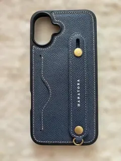 【美品】HANATORA iPhone16 Plus ケース ネイビー