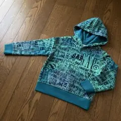 babyGAP グラフィック　ロゴパーカー 青緑色　110サイズ