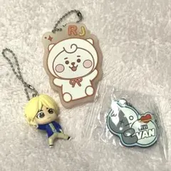 ④BTS JIN ジン アクリルキーリング キーホルダー キムソクジン トレカ