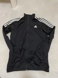 adidas ブラック ジャージ トラックジャケット