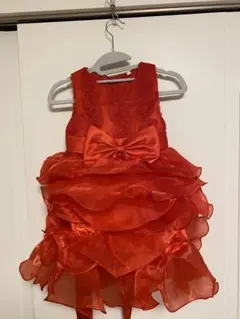 女の子用レッスン　赤色　110センチ￼