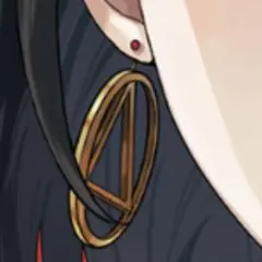 にじさんじ ましろ爻 コスプレ イヤリング