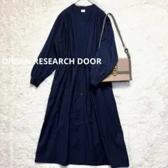 【美品】アーバンリサーチ シャツワンピース ロング ゆったり 通勤 体型カバー