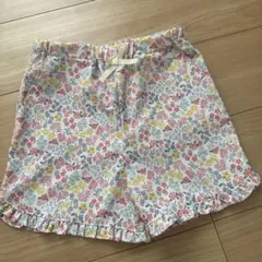 花柄フリルハーフパンツ