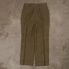 【美品】ベージュ スラックス ワイドパンツ オフィスカジュアル フォーマル