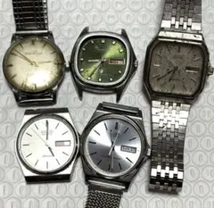 現状 メンズ 腕時計 5点 まとめ売り ジャンク品 SEIKO等