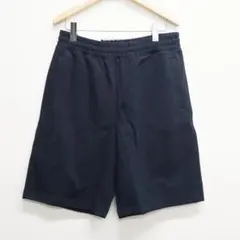 【新品】UNIQLO ユニクロ スウェットワイドショーツ ネイビー Lサイズ