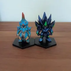 モンハン フィギュア 2体セット 箱なし（ラギア装備／ブラキ装備）
