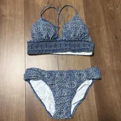 ブルー系 ボタニカル柄 セパレート水着 ビキニのサムネイル