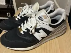 美品New Balance 997H ブラック/ホワイト