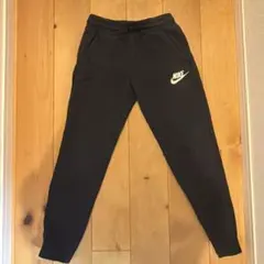NIKE ナイキ キッズ スウェットパンツ 裏起毛ブラック黒 M 140 150