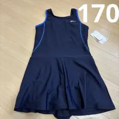 【新品】NIKE 水着　キュロット　スクール　170 ネイビー　ワンピース