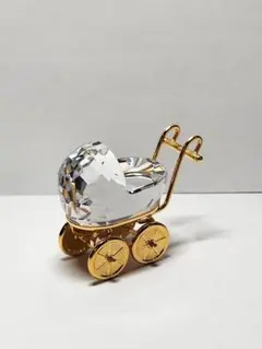 SWAROVSKI スワロフスキー ベビーカー 置物のサムネイル
