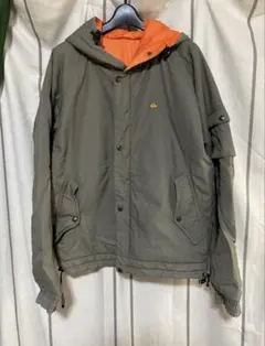 Quiksilver ダウン調ジャケット リバーシ ブルブルゾンサイズL