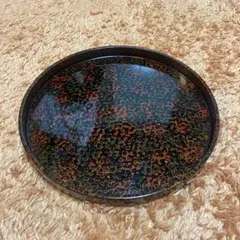 漆芸 盆 丸盆 漆器 伝統工芸のサムネイル