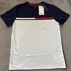 TOMMY HILFIGER XL Tシャツ ネイビー/ホワイト