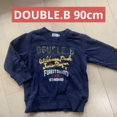 DOUBLE.B トレーナー 90 ネイビー