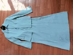 水色 ジャケットとフレアスカート セット