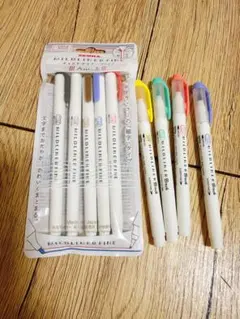 マイルドライナー、ボールペンなどセット14本まとめ