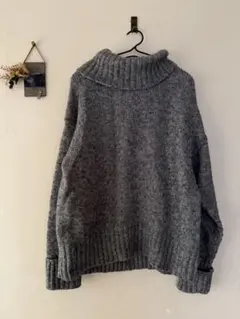 ＊niko and...＊ざっくり編みが可愛いゆったりタートルニット.。.:*☆