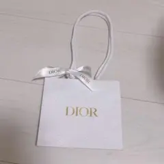 Dior ショップ袋 ホワイト⭐︎リボン付⭐︎