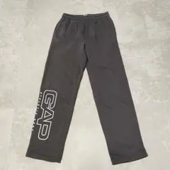 美品 ギャップ 裏起毛 スウェットパンツ M相当 ブラック ロゴ
