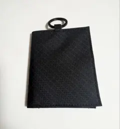 無印良品 撥水 リップストップ ウォレット 黒 財布