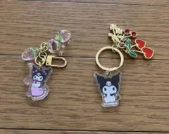 サンリオ キャラクターズ きらきら フルーツチャーム クロミちゃん キーホルダー