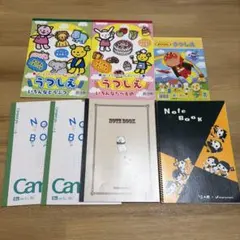 キャラクター柄うつしえ　ノート 7冊セット