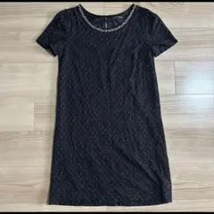 み*こ様 anyfam 半袖ミニワンピース　黒