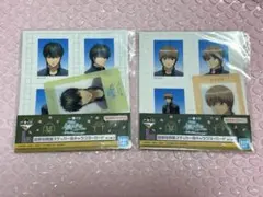 銀八先生 証明写真風ステッカー&キャラクターカード 銀魂 沖田総悟 土方十四郎