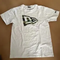 NEW ERA Tシャツ ホワイト カモフラロゴ