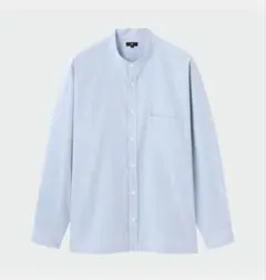 プラステ 新品 シャンブレー オックス バンドカラー シャツのサムネイル