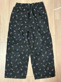 フラワー カジュアルパンツ