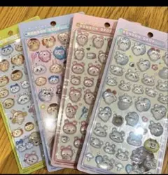 ちいかわ　ボンボンドロップシール　4枚セット